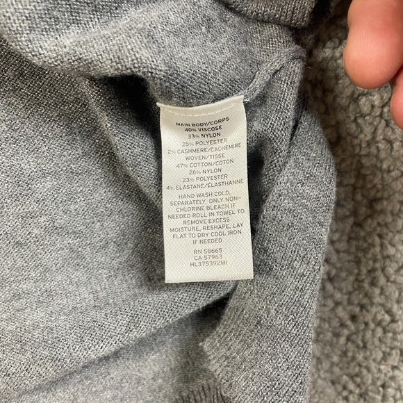 Trouve sweat Vest Size layered‎ long sleeve blouse top shirt large - Picture 5 of 7